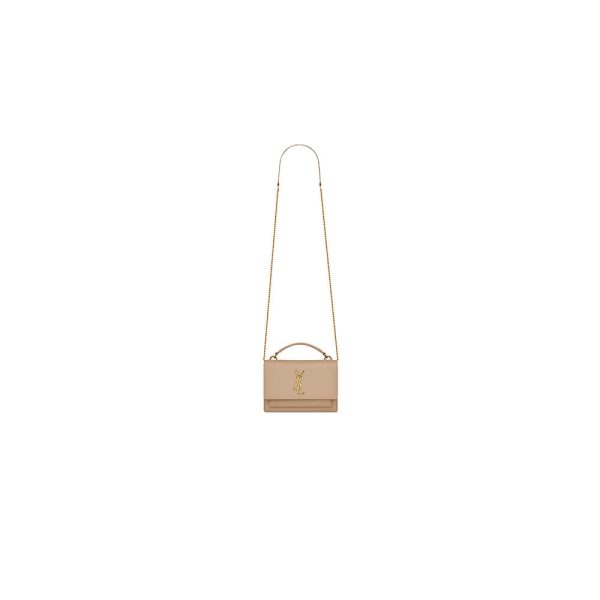 SUNSET CHAIN WALLET IN SMOOTH LEATHER