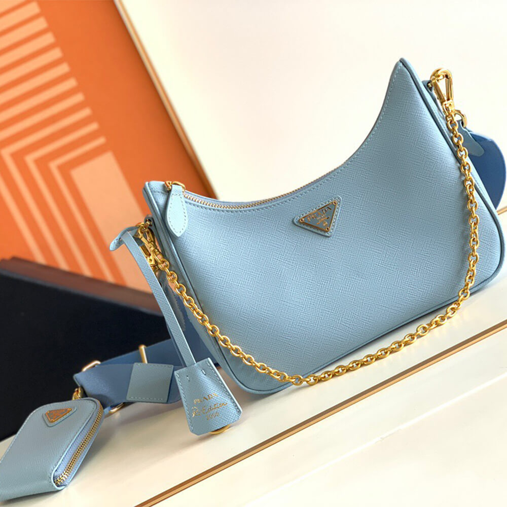 Pra*a re-edition 2005 saffiano leather bag