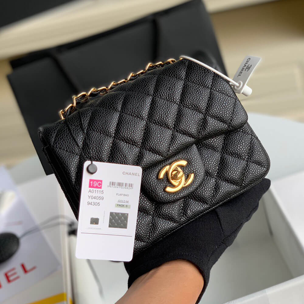 Ch*el mini flap bag