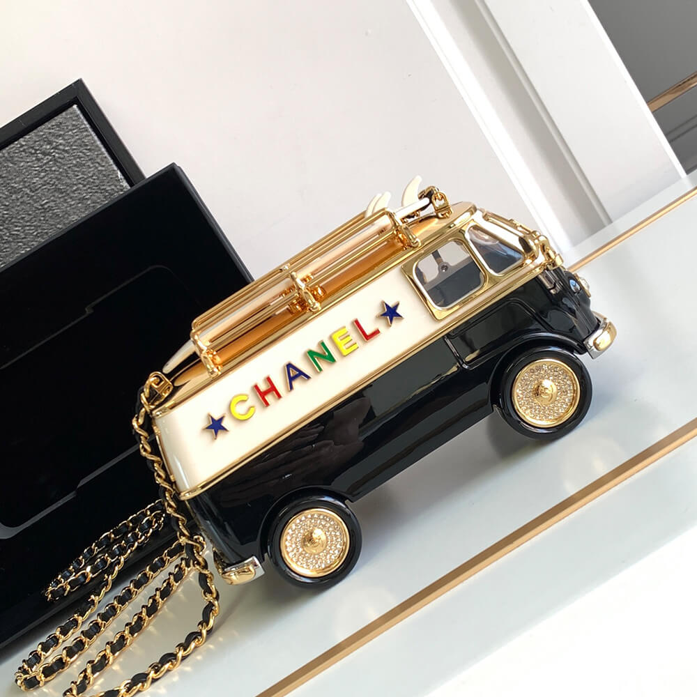 Ch*el mini van minaudiere(low stock)