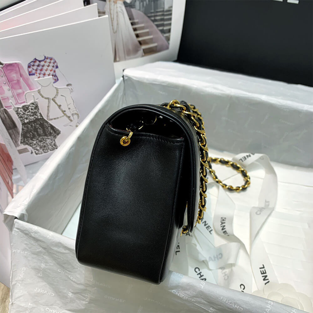 Ch*el vintage small diana flap bag