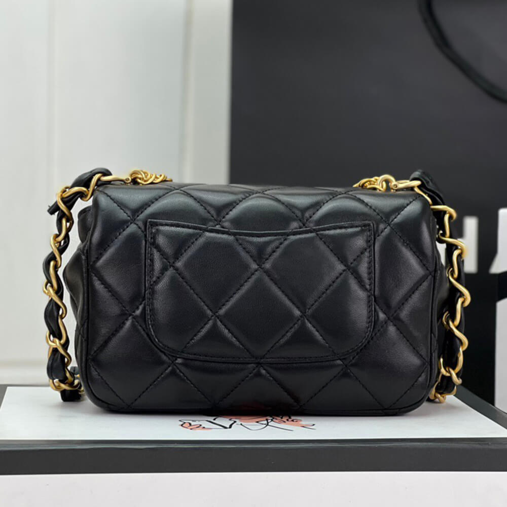 Ch*el small flap bag