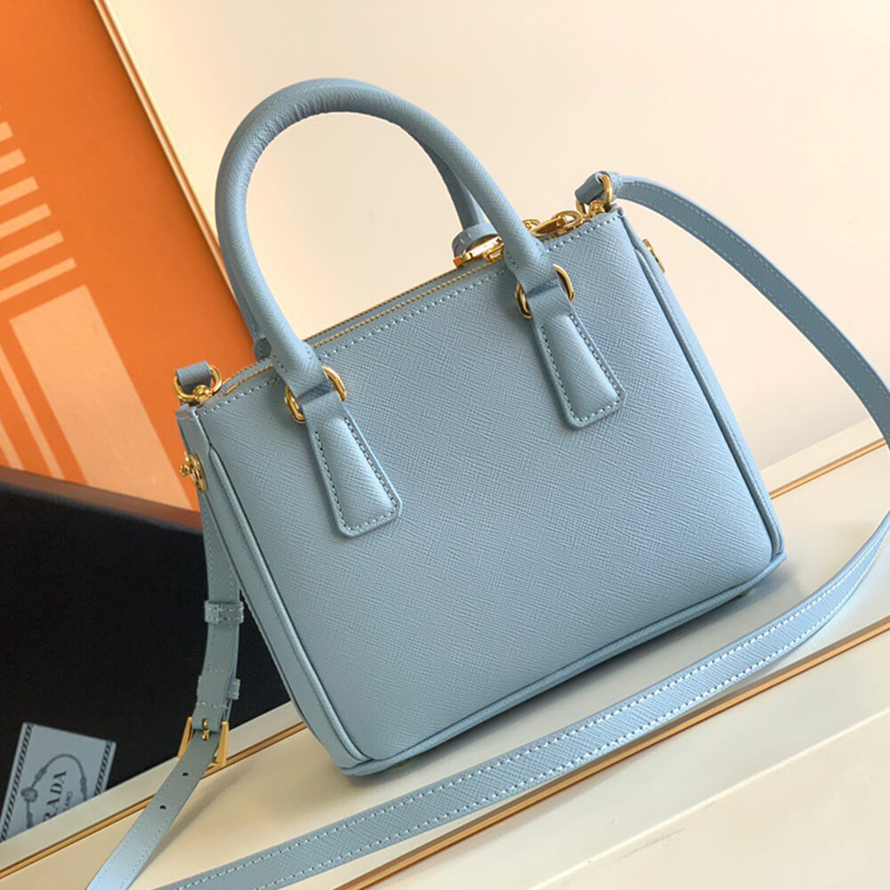 Pra*a galleria saffiano leather mini-bag