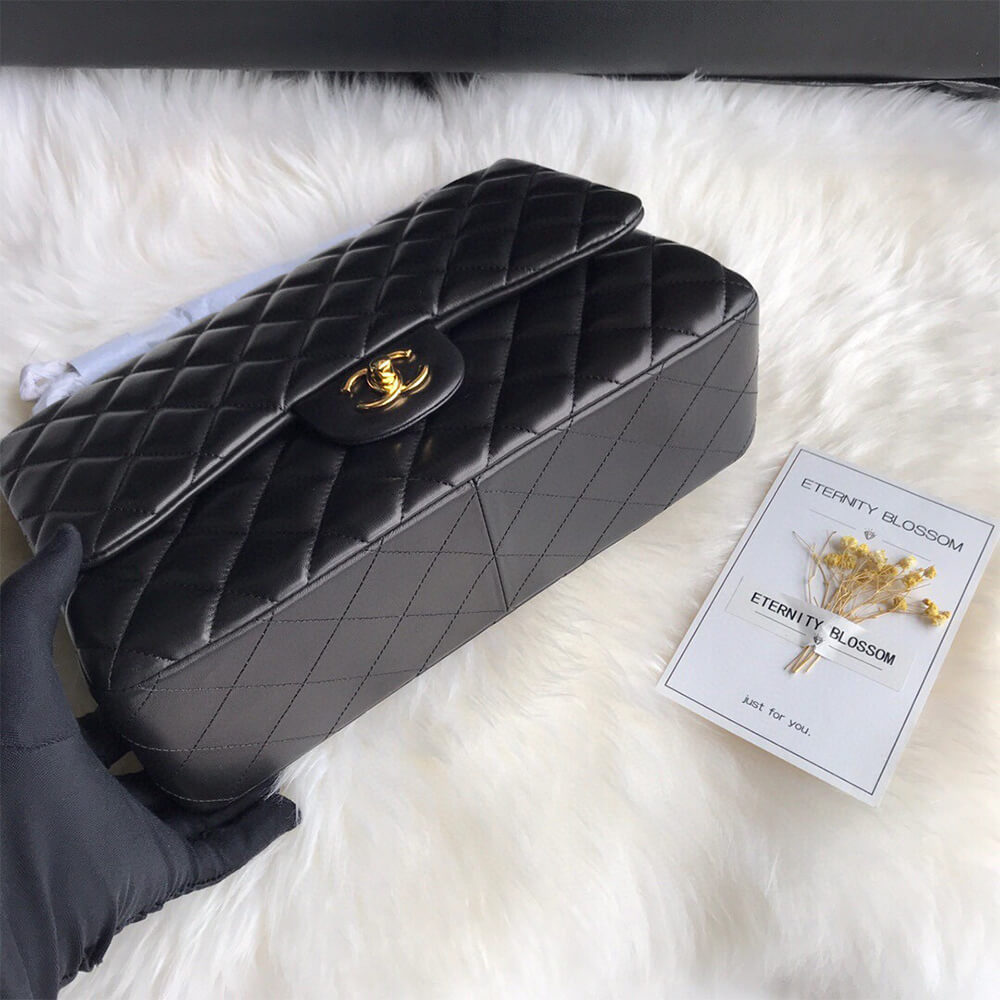 Ch*el classic double flap jumbo