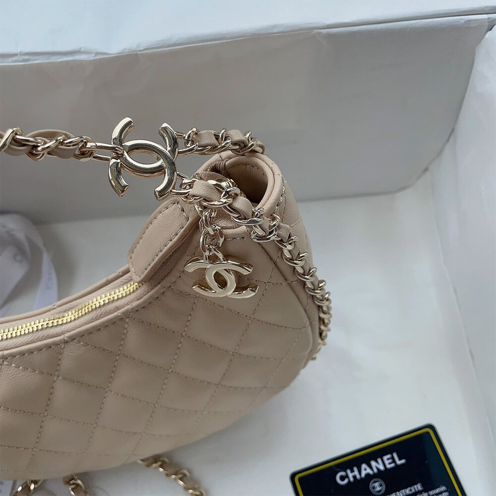 Ch*el small hobo bag